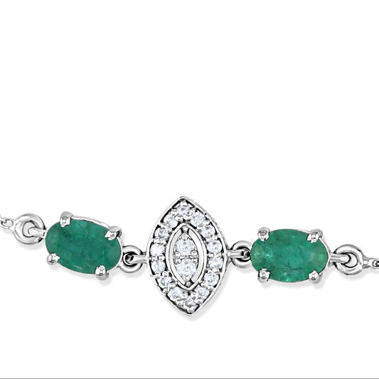 AURIVELLA EMERALD BRACELET