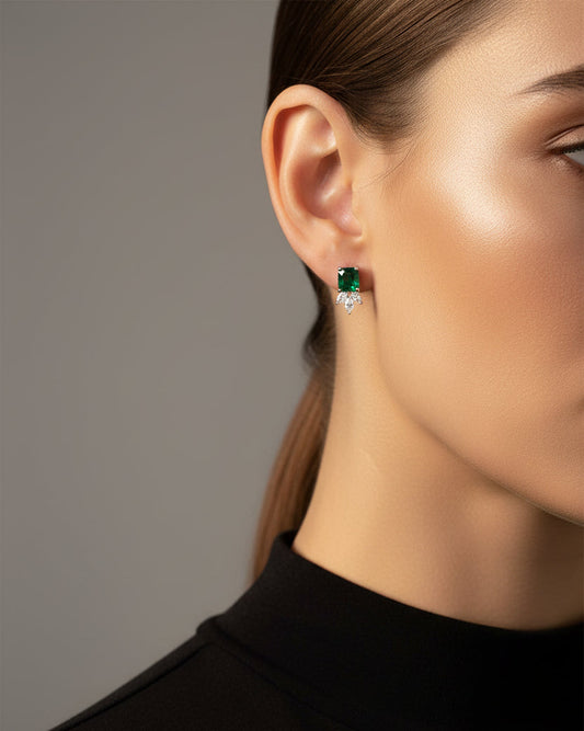 AURIVELLA EMERALD EARRING