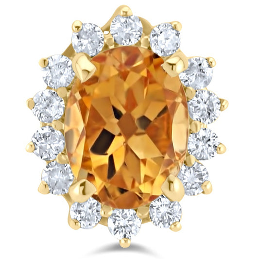 AURIVIANZE CITRIN EARRING