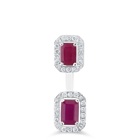 AURIVELLE RUBY EARRING