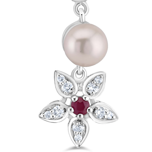 AURIVIANZE RUBY EARRING