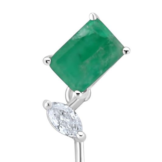 ELYSSARA EMERALD EARRING