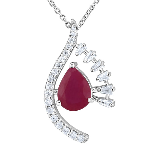 AURIVESSA RUBY NECKLACE