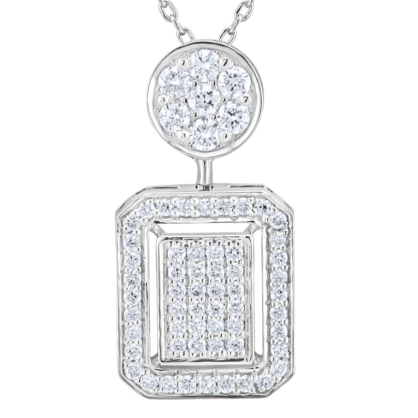 ELYSSARA SQUARE NECKLACE