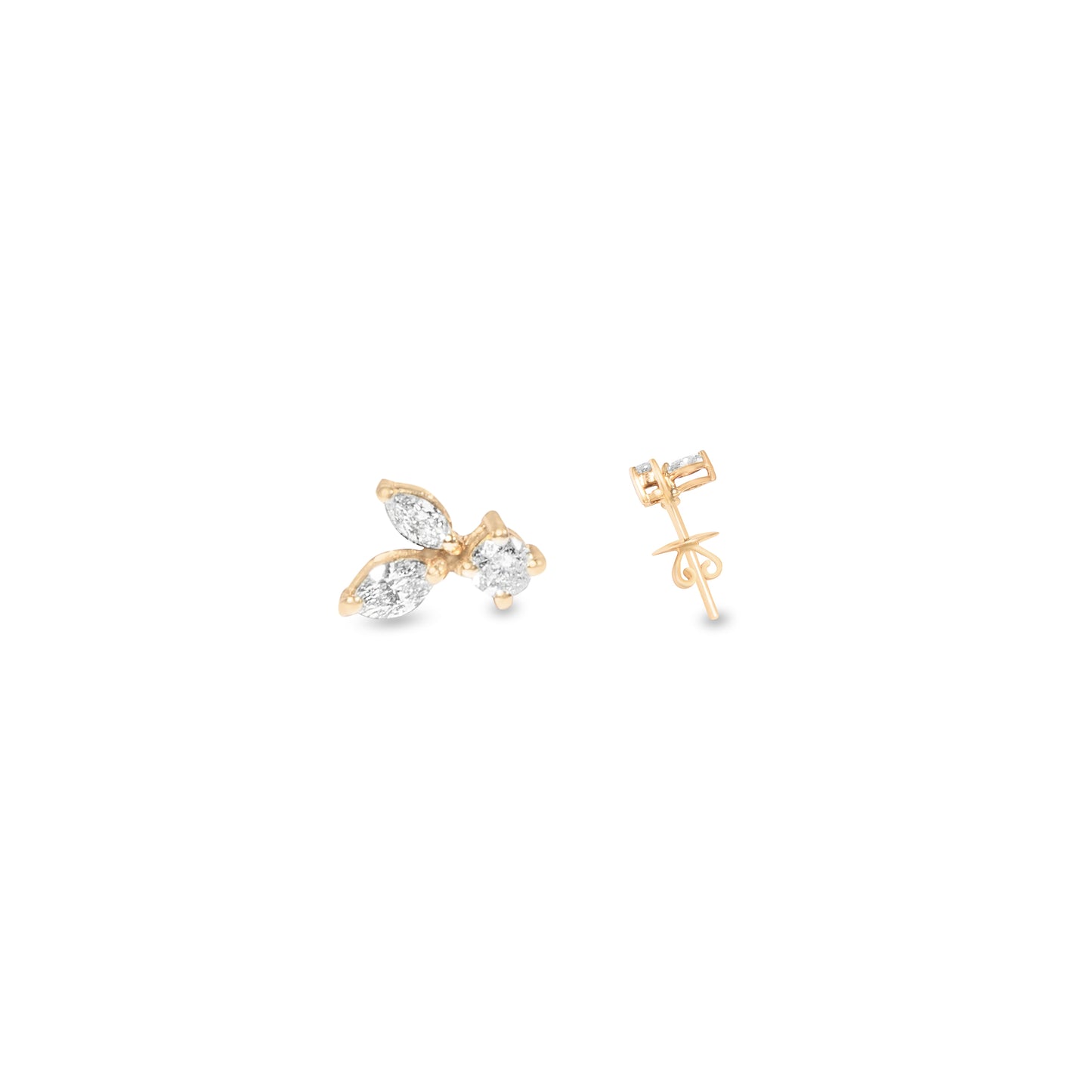 FANCY SOLITAIRE SOLARA EARRINGS