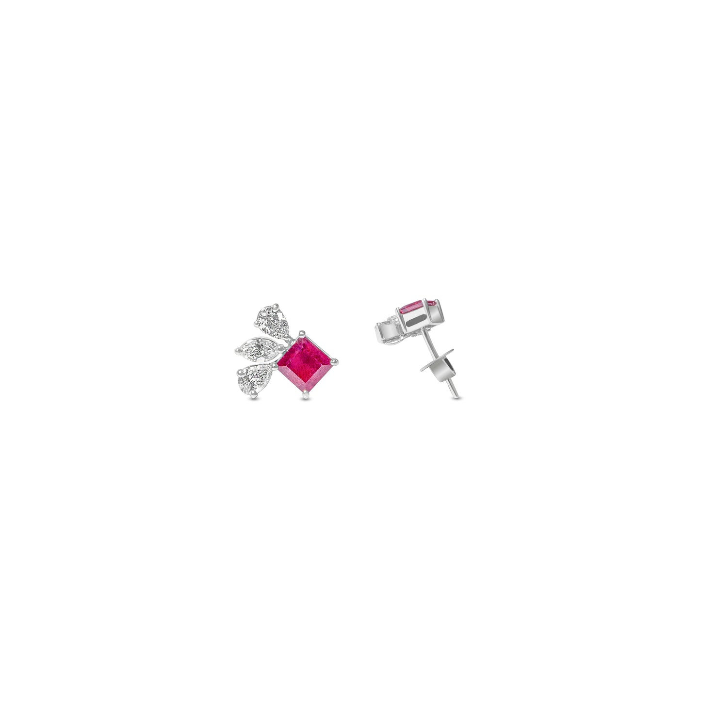 RUBY LUMINE EARRING