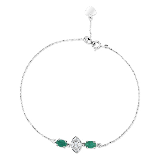 AURIVELLA EMERALD BRACELET