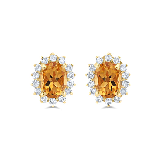 AURIVIANZE CITRIN EARRING