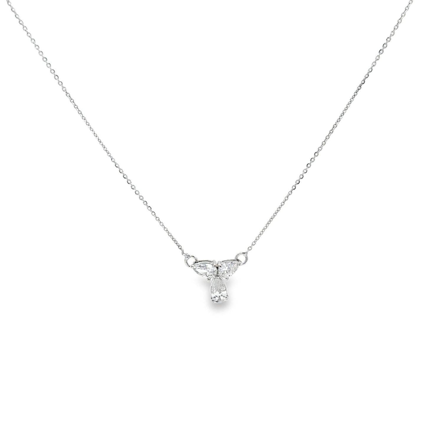 TRIO DIAMOND WHITE GOLD PENDANT