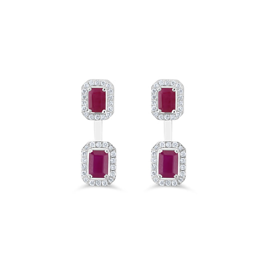 AURIVELLE RUBY EARRING