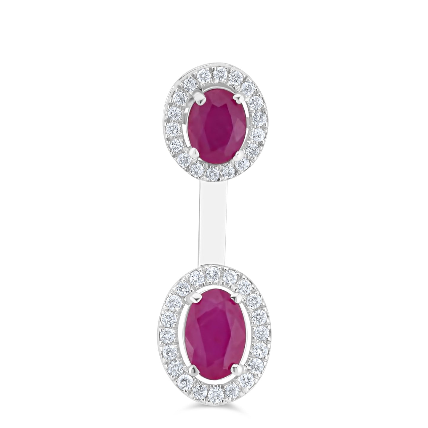 AURIVESSA RUBY EARRING
