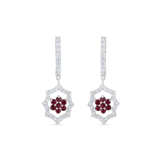 AURIVELLA RUBY EARRING