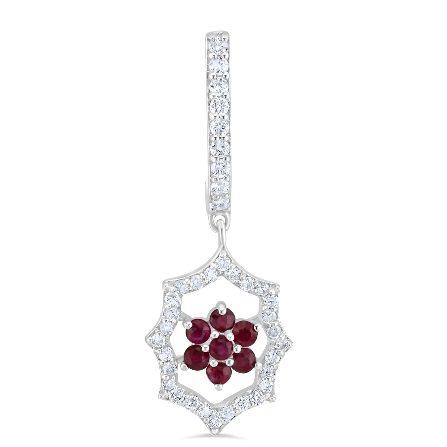 AURIVELLA RUBY EARRING