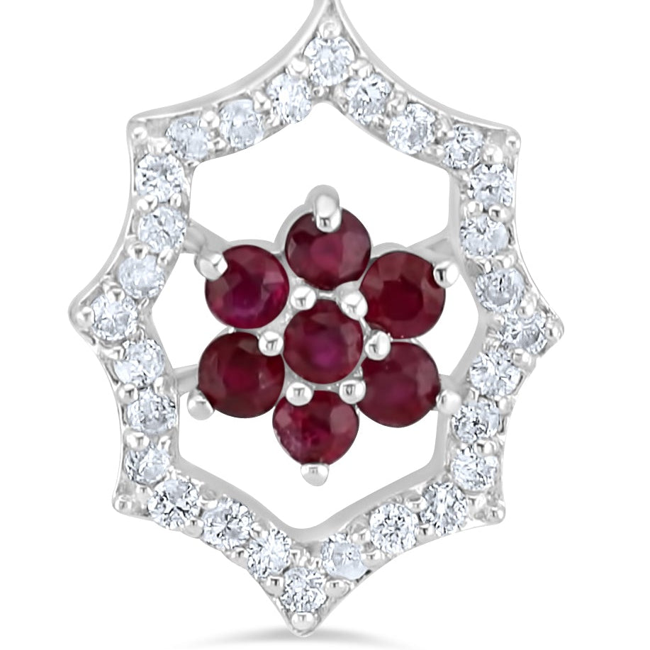 AURIVELLA RUBY EARRING