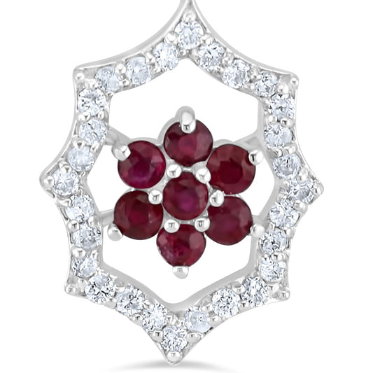 AURIVELLA RUBY EARRING