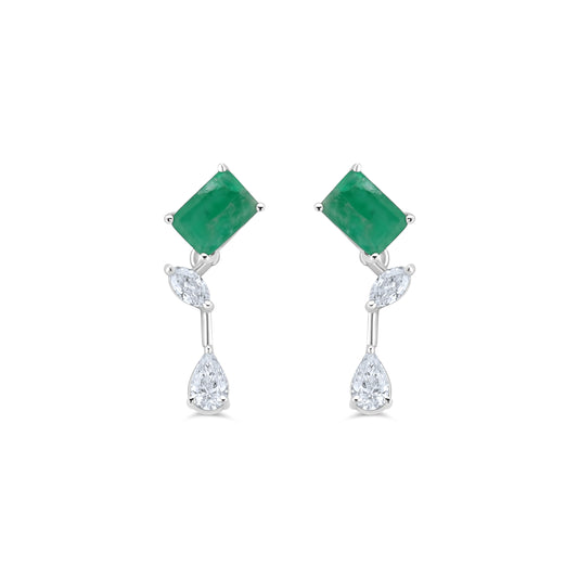 ELYSSARA EMERALD EARRING