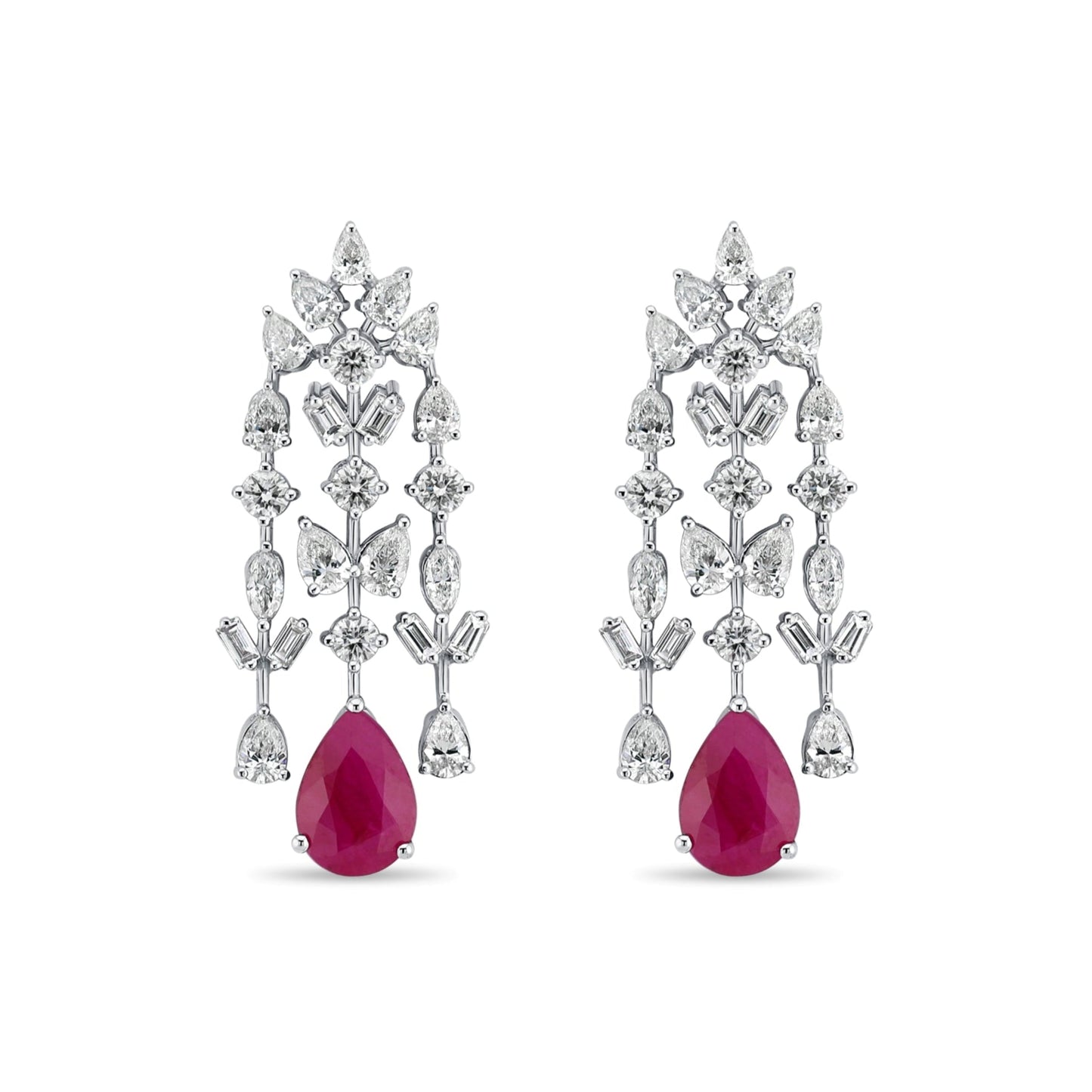 ALUVION RUBY EARRING