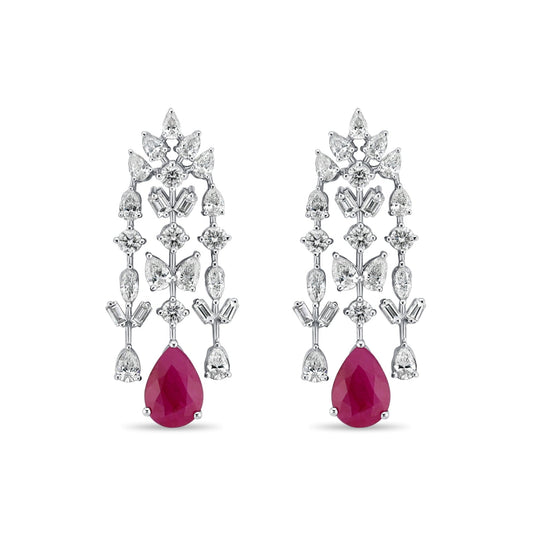 ALUVION RUBY EARRING