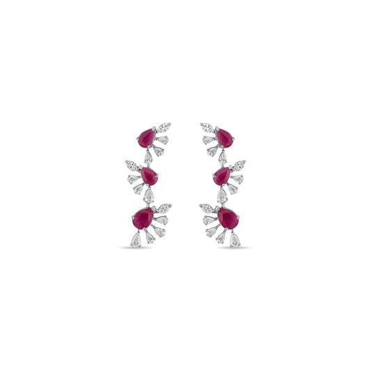 FIORAELIS RUBY EARRING