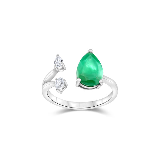 AURIVESSA EMERALD RING