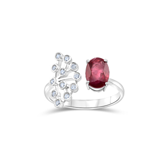 AURIVESSA RUBY RING