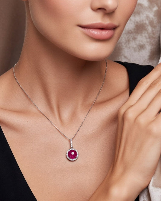 ZYLAVORA RUBY NECKLACE