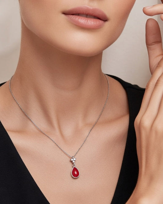 ORIVESSA RUBY NECKLACE