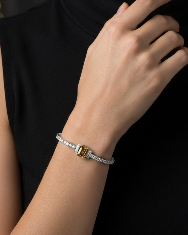 AURIVESSA CITRIN BRACELET