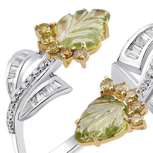 OLYNDRA PERIDOT RING