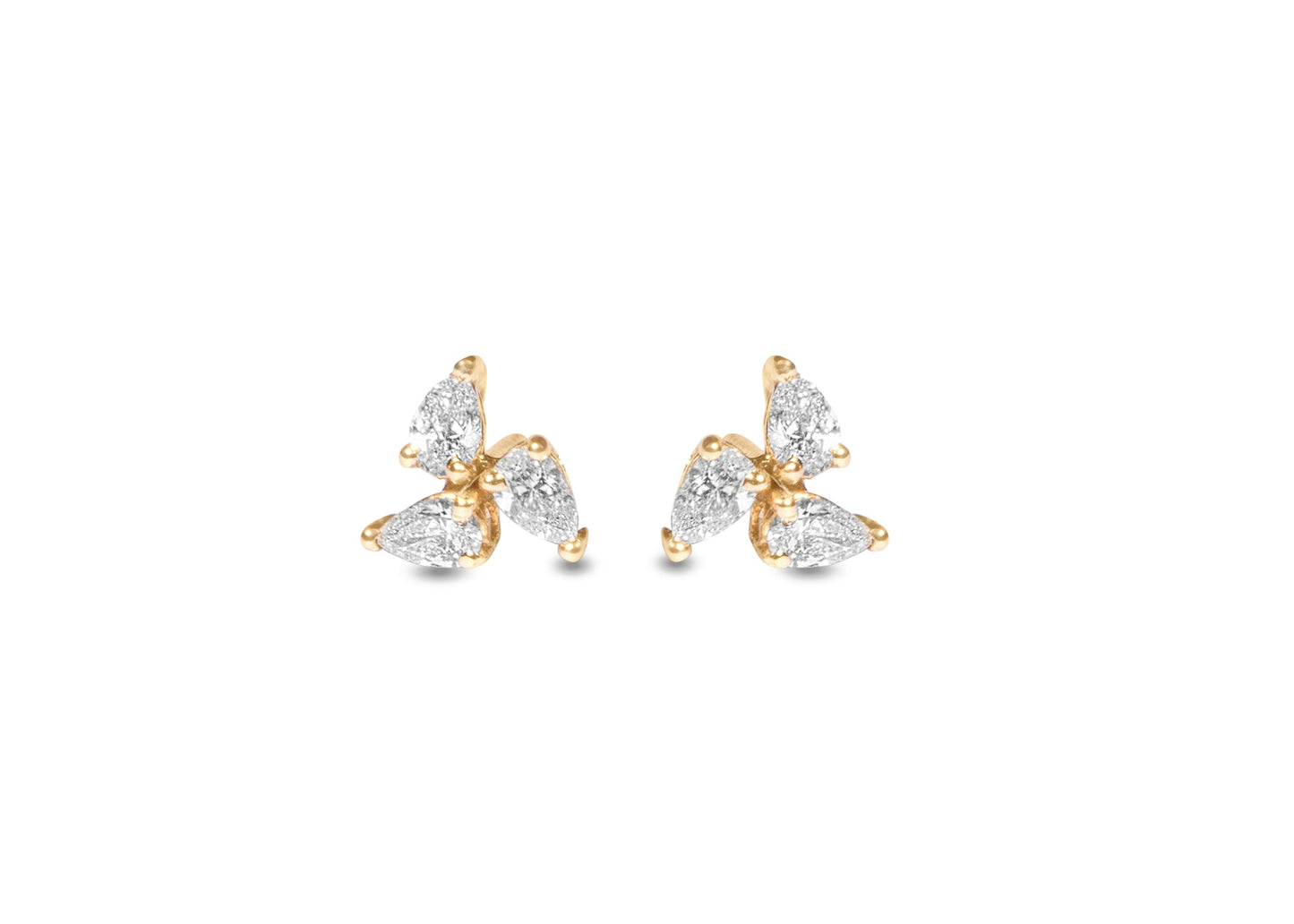 FLOWER SOLITAIRE ETERNA EARRINGS