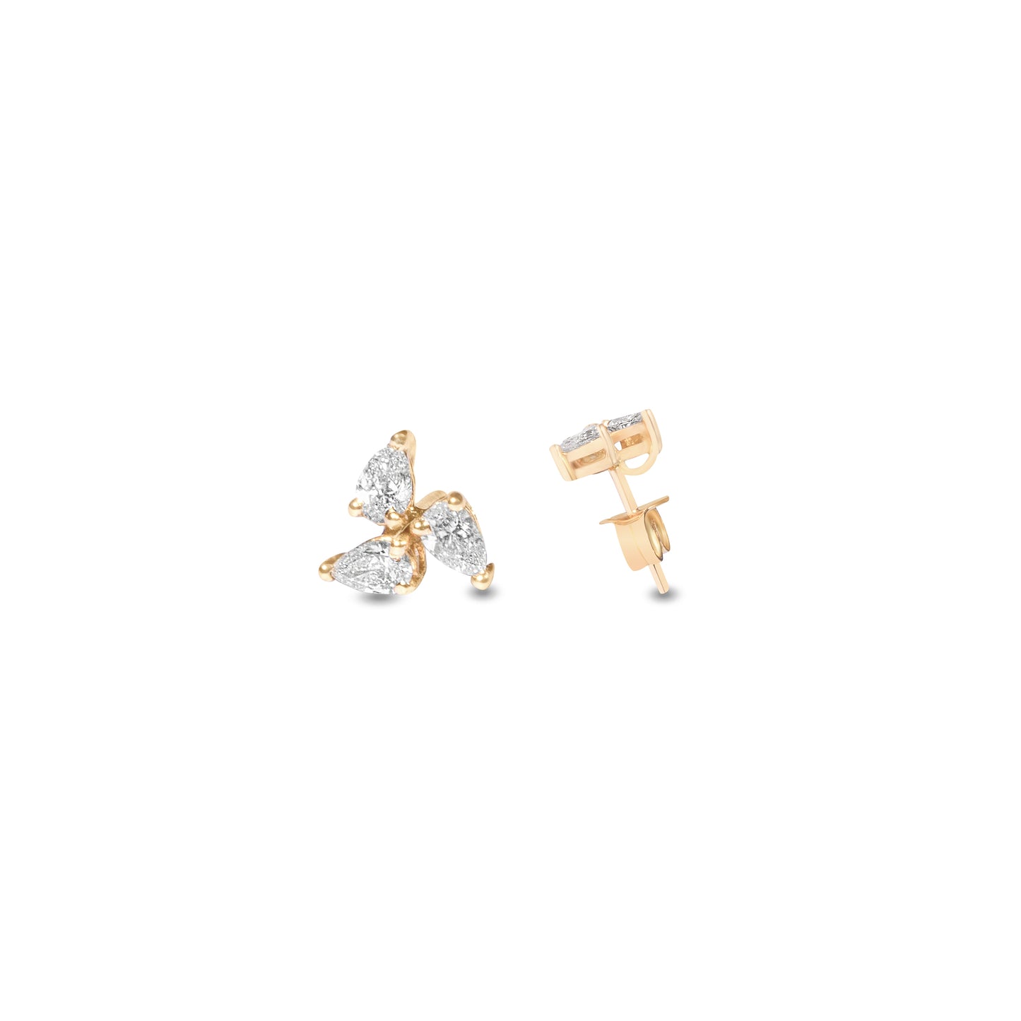 FLOWER SOLITAIRE ETERNA EARRINGS