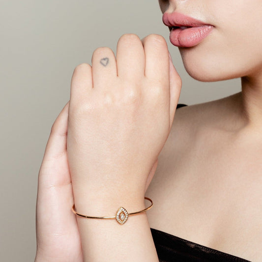 PEAR FANCY SPECTRA BANGLE